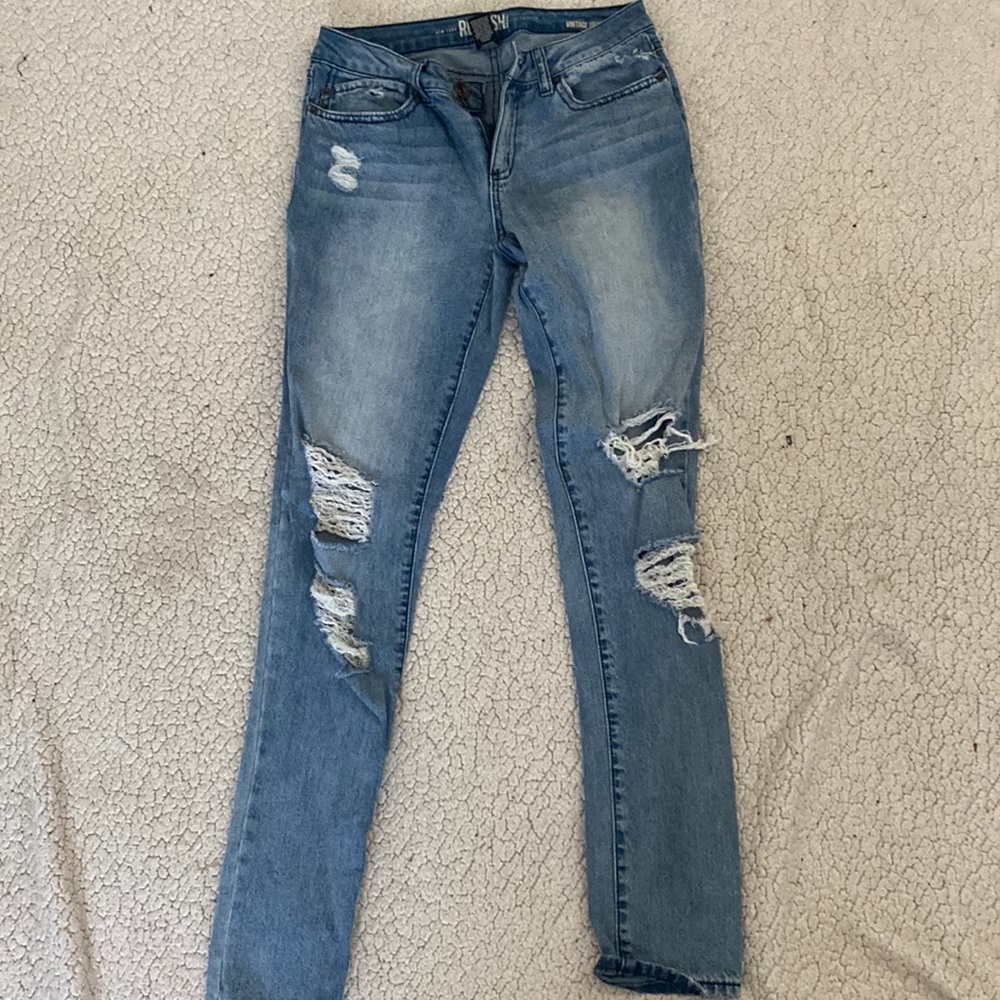 Ripped Rewash Jeans, Size 5/27, Never worn